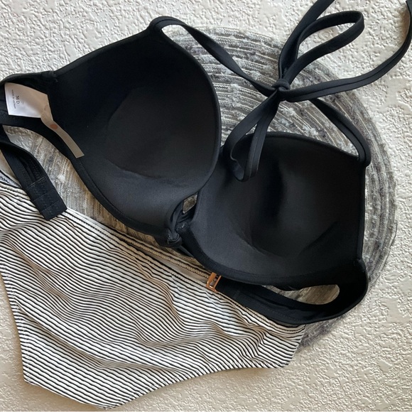 Shade & Shore Womens 2 Piece Bikini Bottoms Medium Top XS - Picture 3 of 5